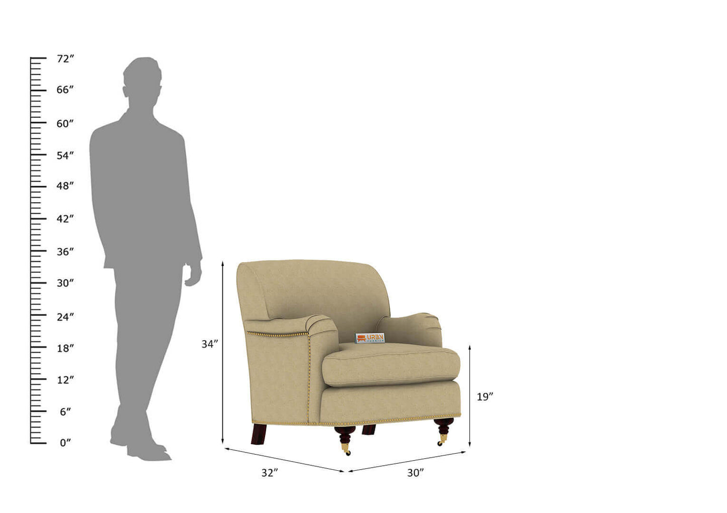 Erna Lounge Chair - Urbnfurnish