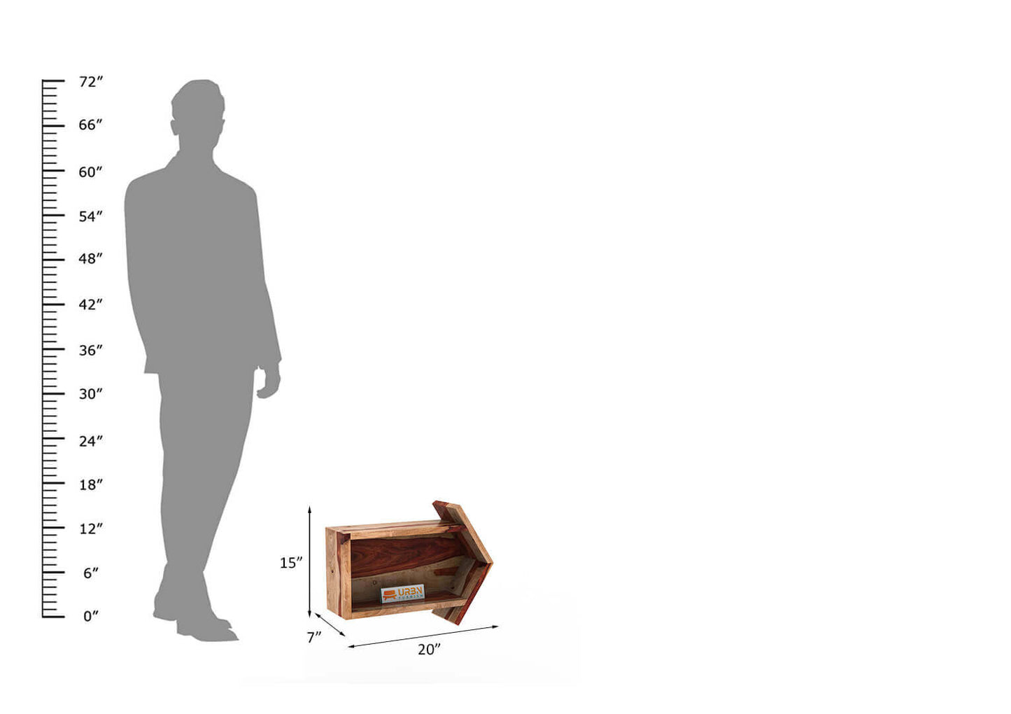 Esmeralda Wall Shelf - Urbnfurnish