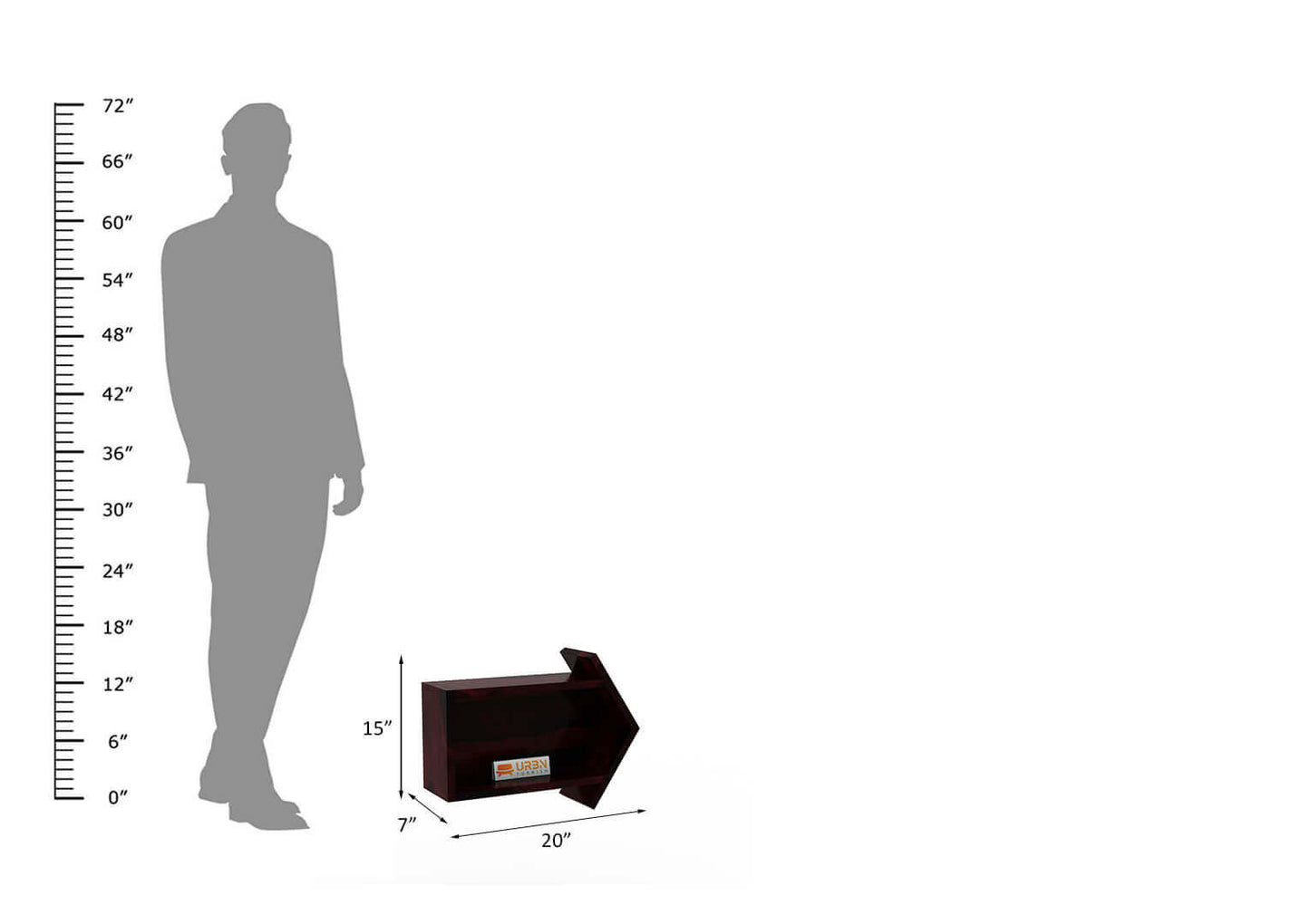 Esmeralda Wall Shelf - Urbnfurnish