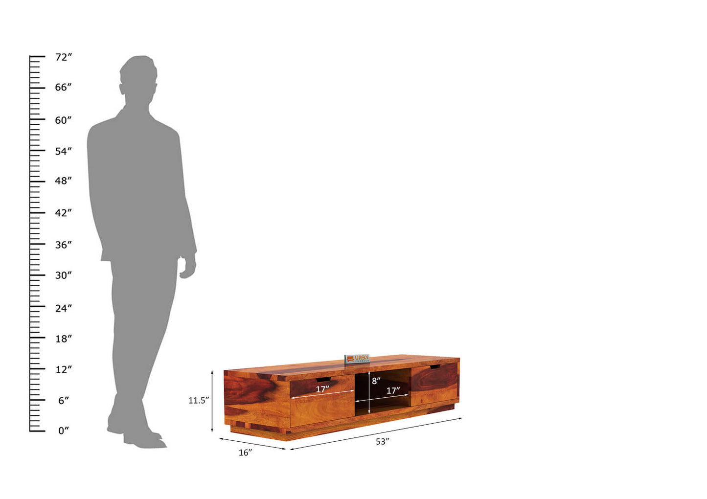 Ethereal With Drawer Tv Unit - Urbnfurnish
