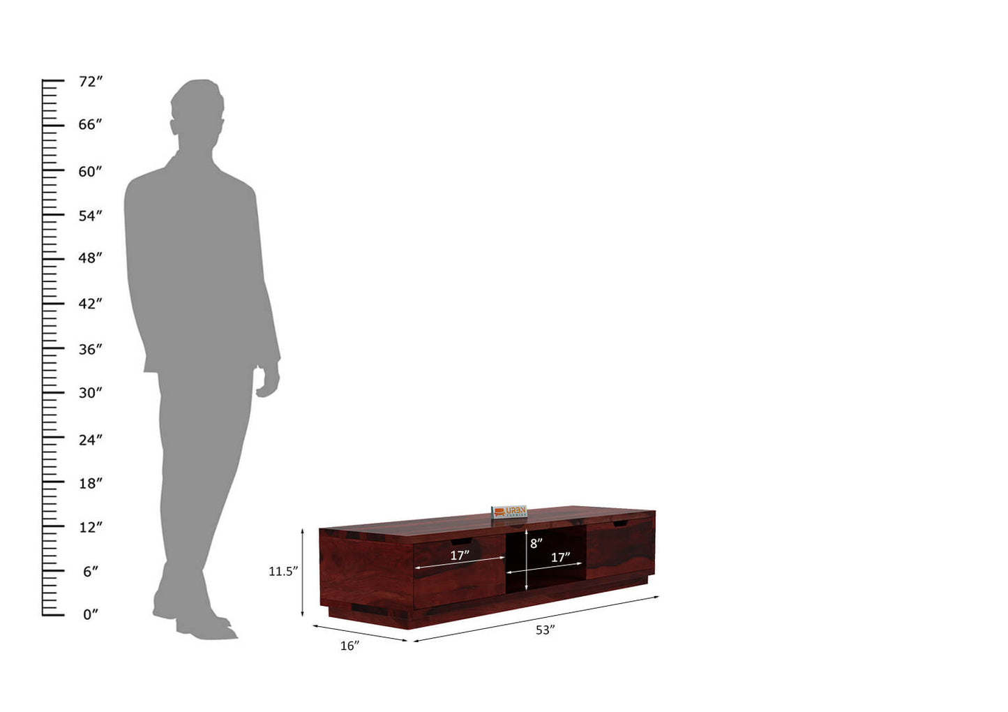 Ethereal With Drawer Tv Unit - Urbnfurnish