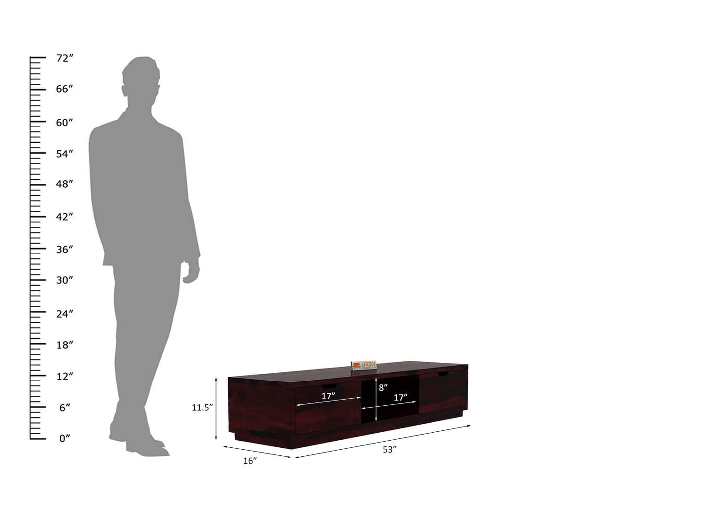 Ethereal With Drawer Tv Unit - Urbnfurnish