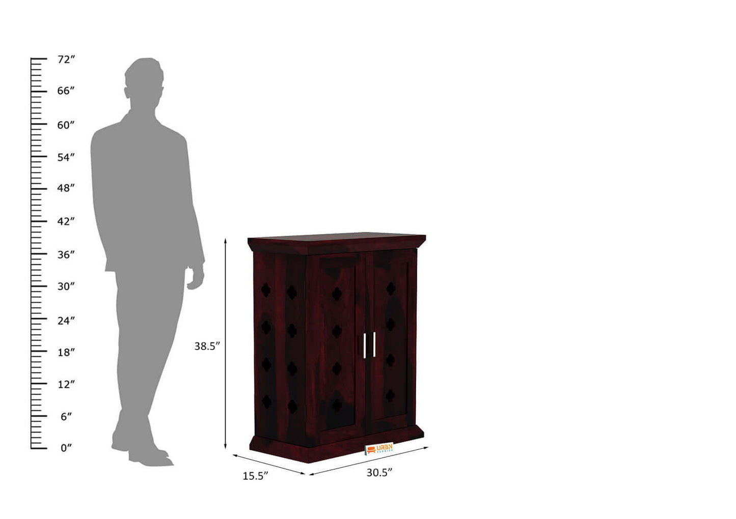 Extol Home Temple (Honey Finish) - Urbnfurnish