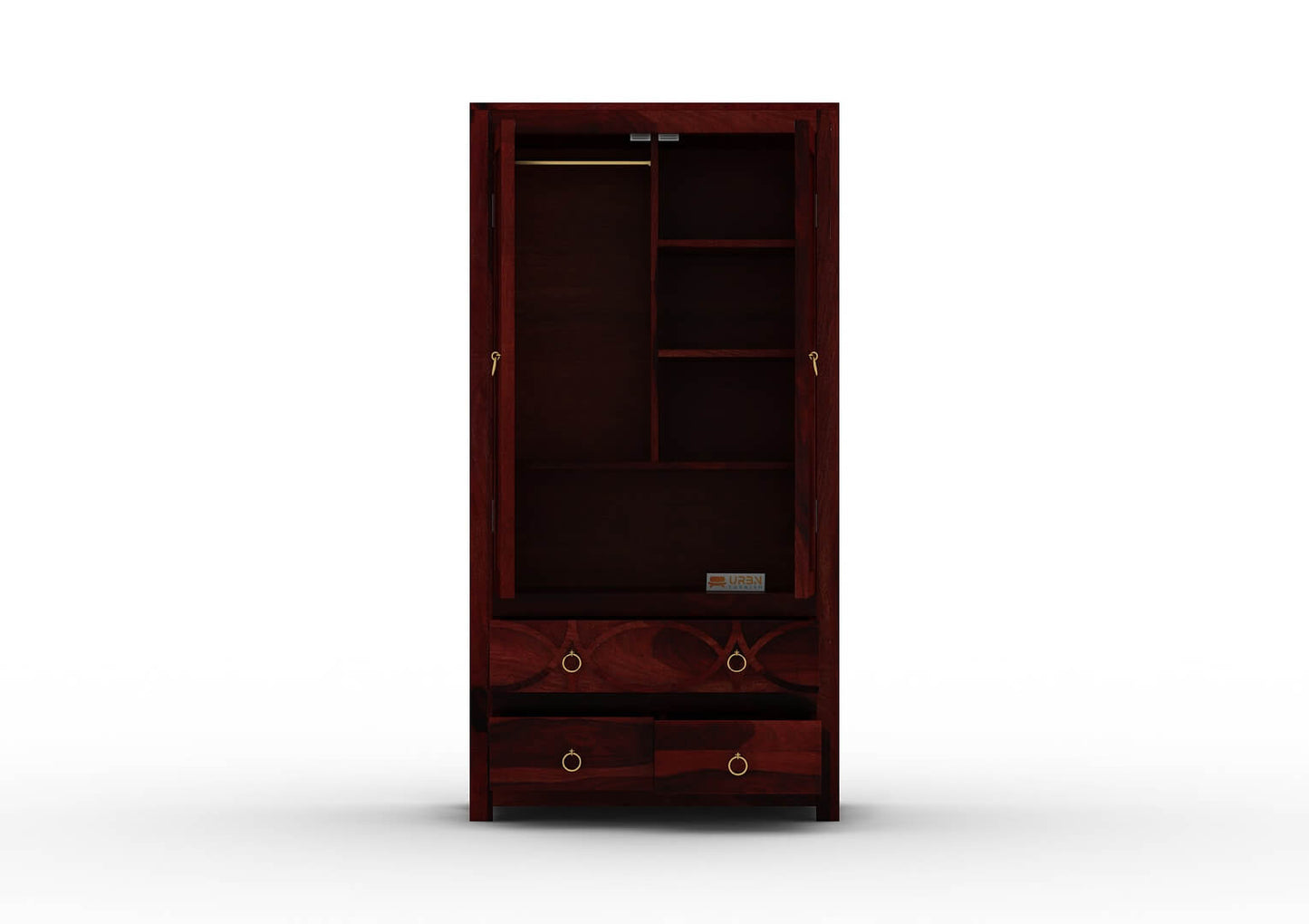 Feliz-2-Door-Wardrobe-Mahogany_4