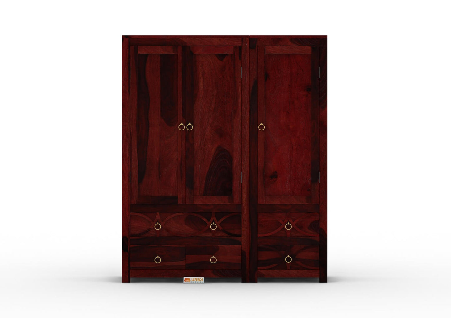 Feliz-3-Door-Wardrobe-Mahogany_2