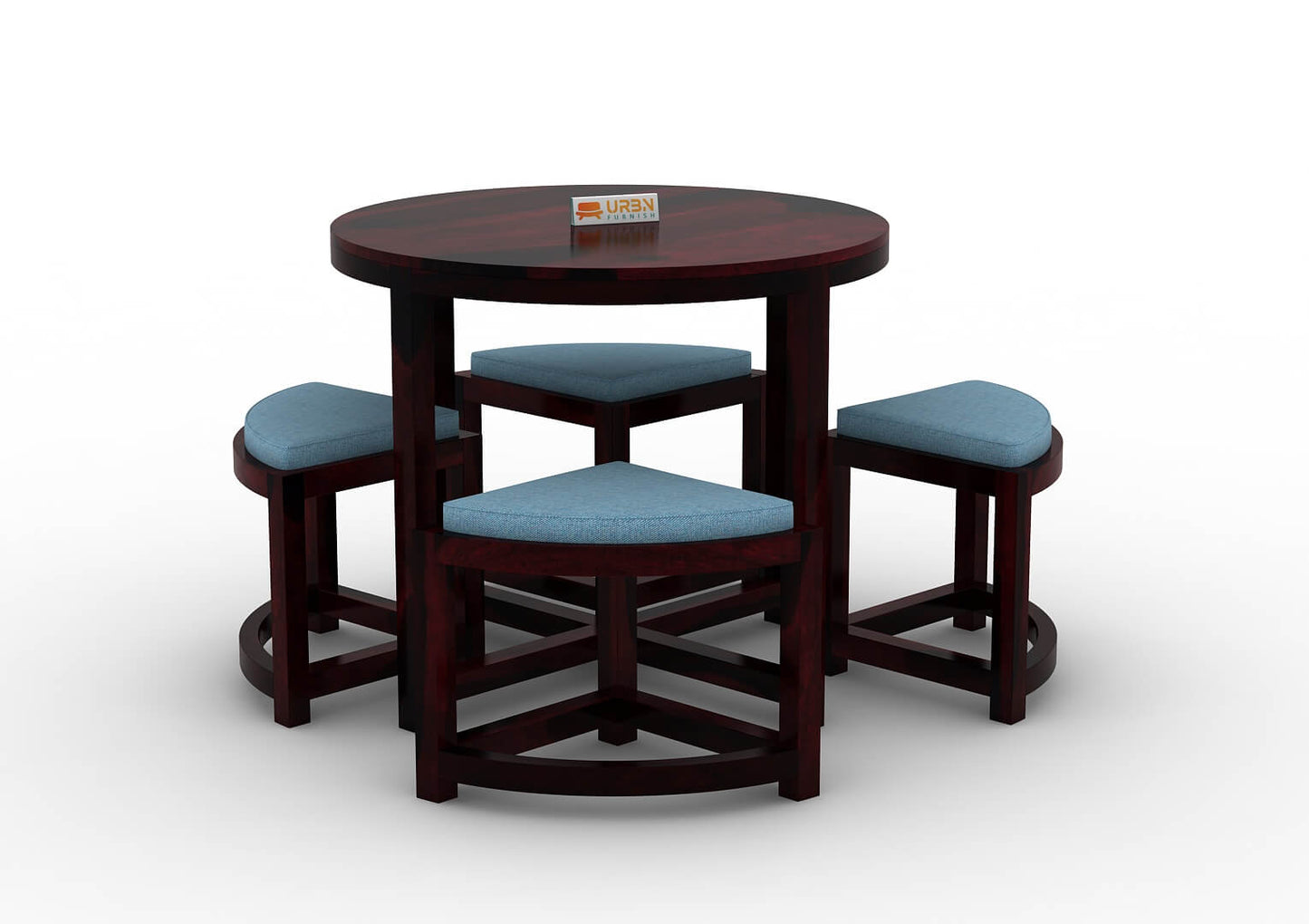 Floraison-4-Seater-Round-Dining-Set-Walnut-Blue_5_86dfbaee-225c-4b97-bcae-4c081fafc059