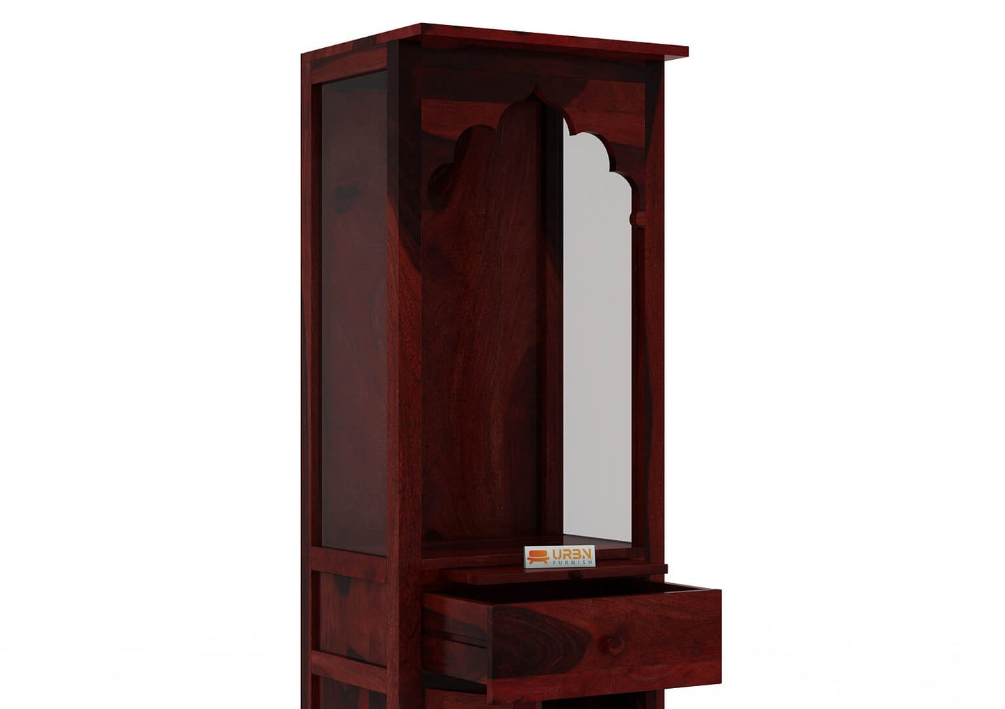 Ganpati Home Temple (Honey Finish) - Urbnfurnish