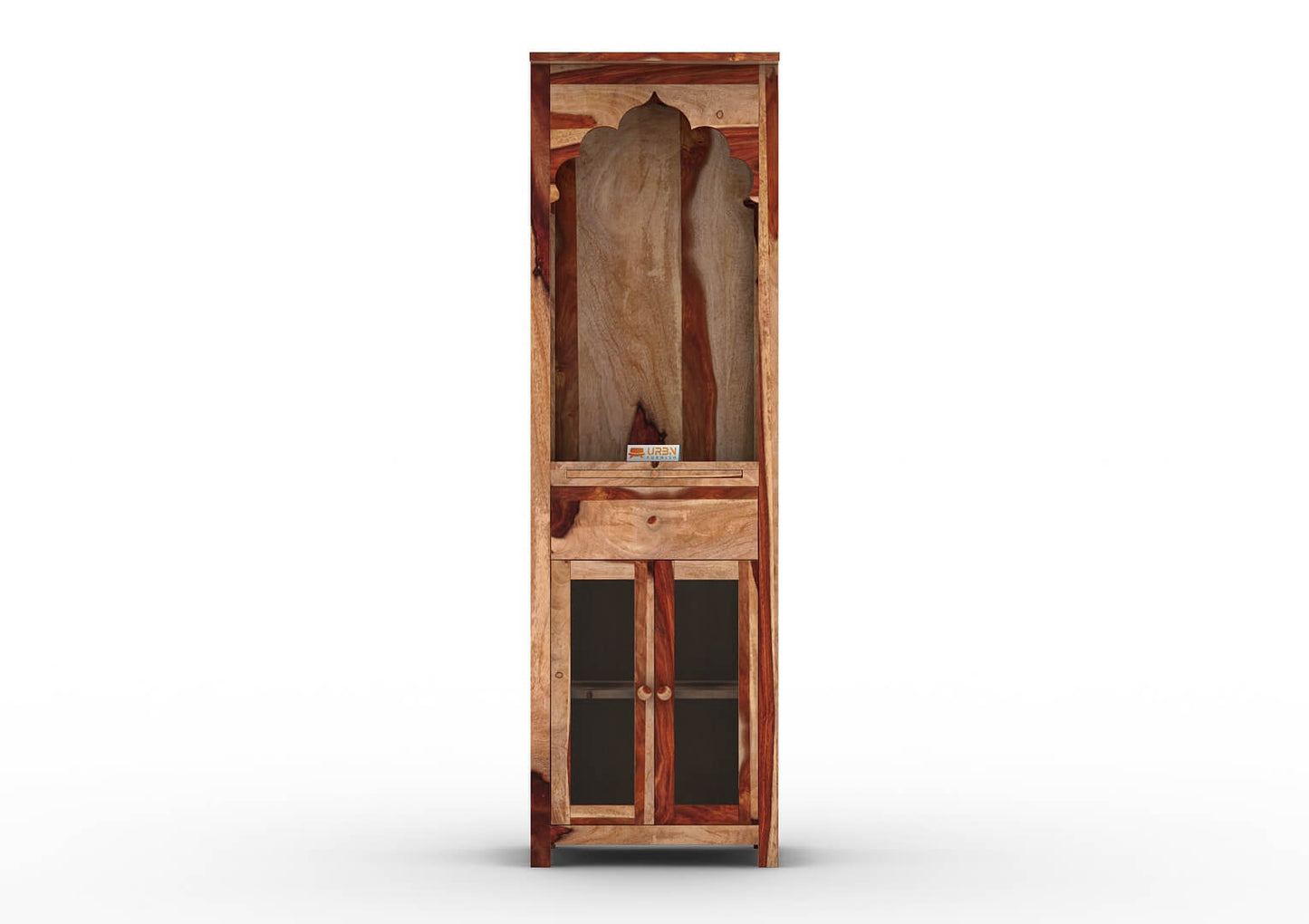 Ganpati Home Temple (Honey Finish) - Urbnfurnish