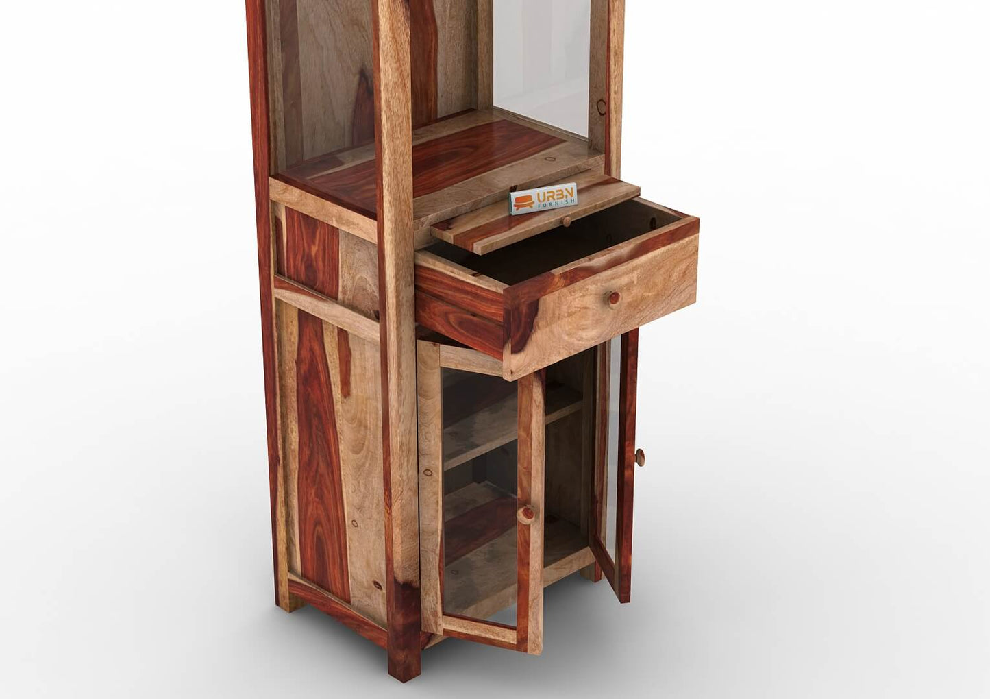 Ganpati Home Temple (Honey Finish) - Urbnfurnish