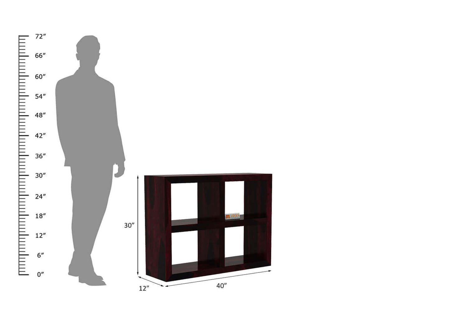 Garing Wall Shelf - Urbnfurnish