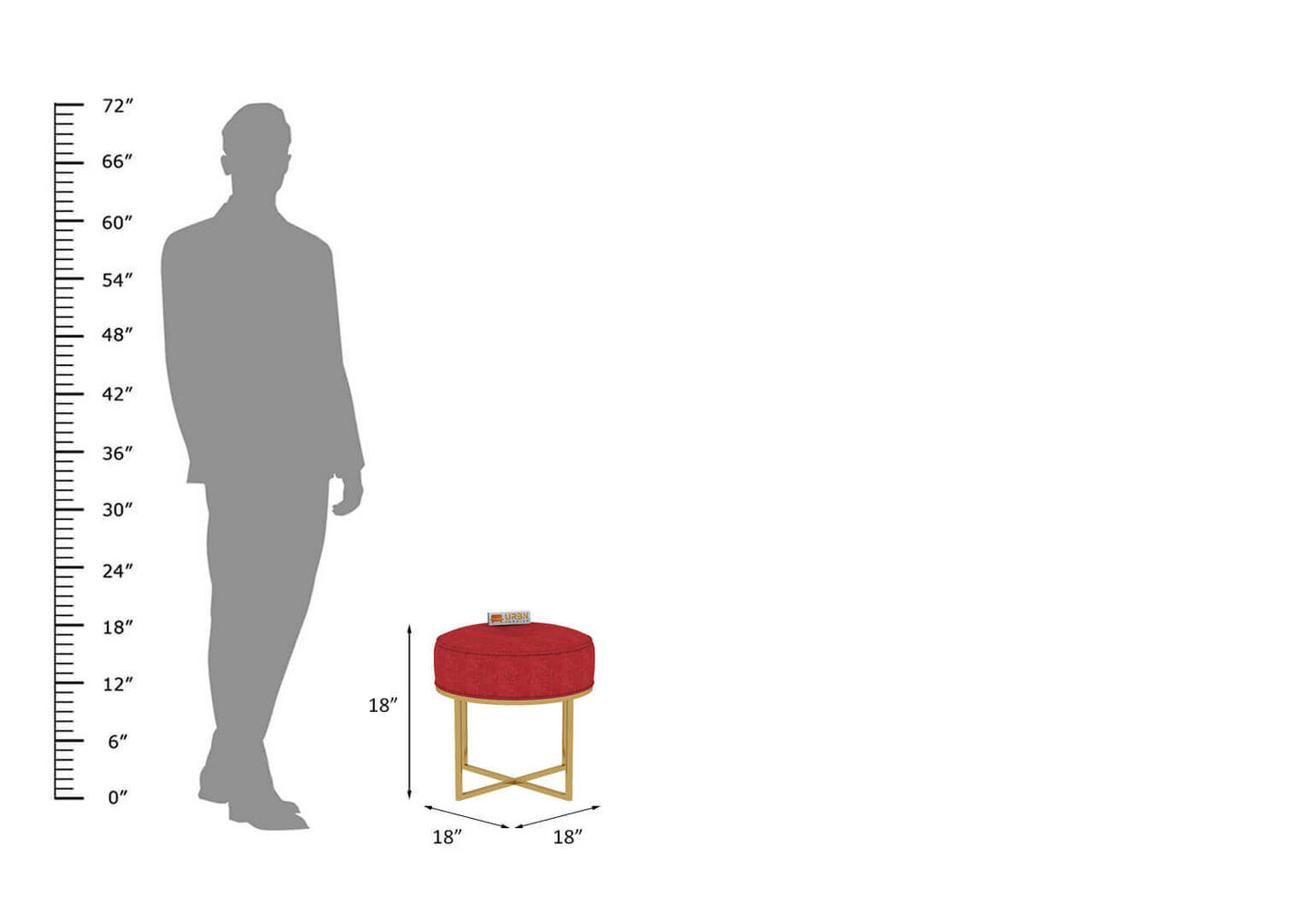 Grija Stool - Urbnfurnish