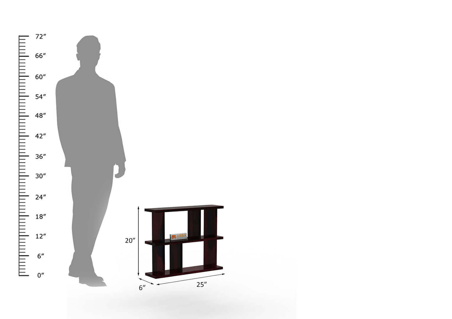 Haban Wall Shelf - Urbnfurnish