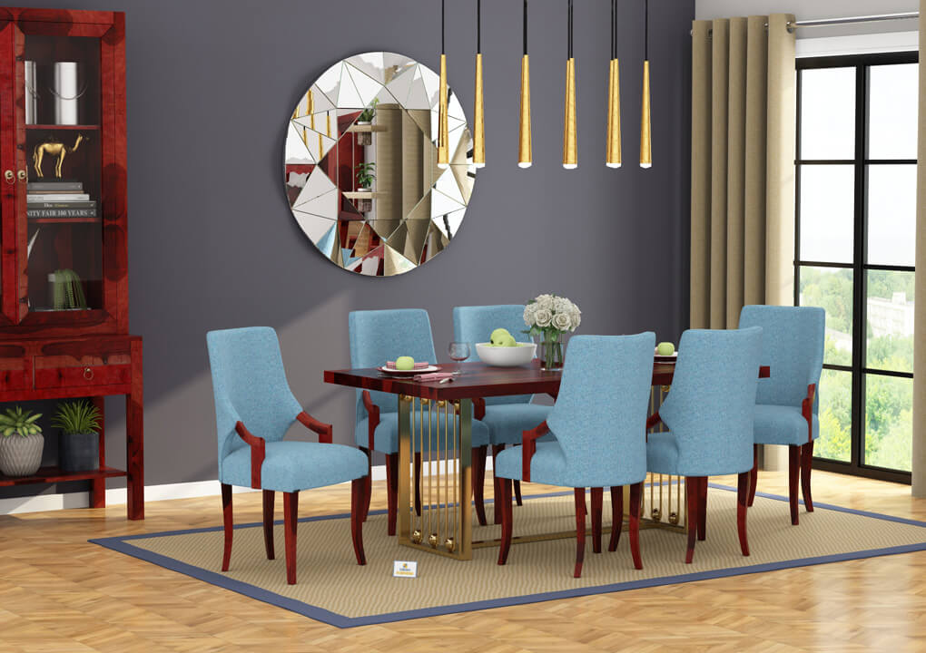 Halcyon-6-Seater-Dining-Set-Golden-Mahogany-Blue_1