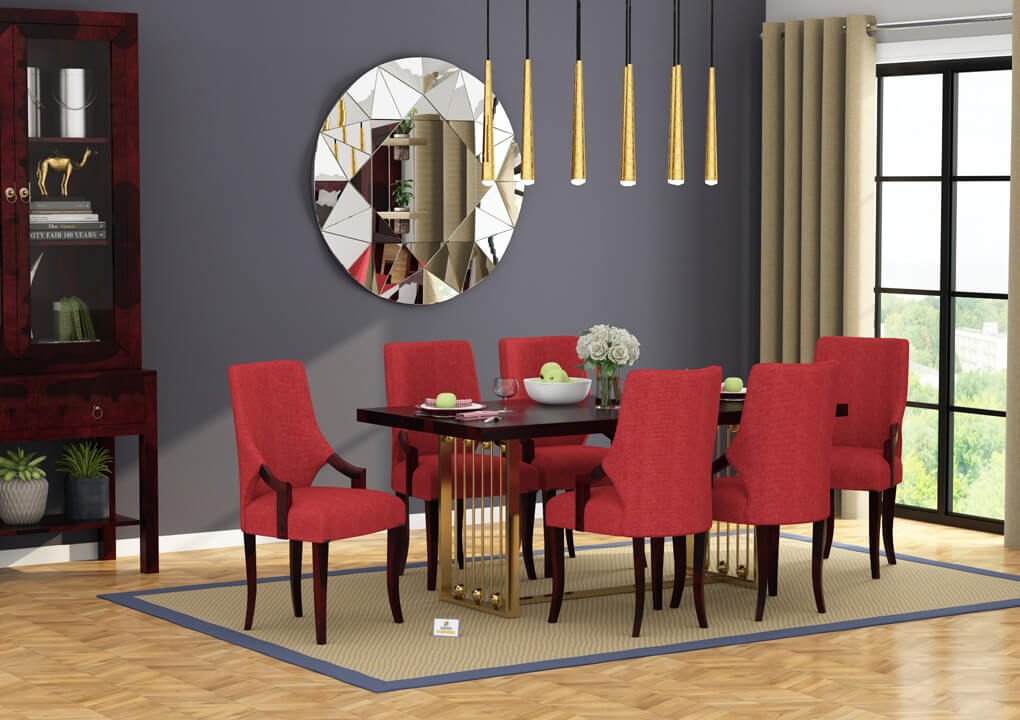 Halcyon-6-Seater-Dining-Set-Golden-Walnut-Red_1
