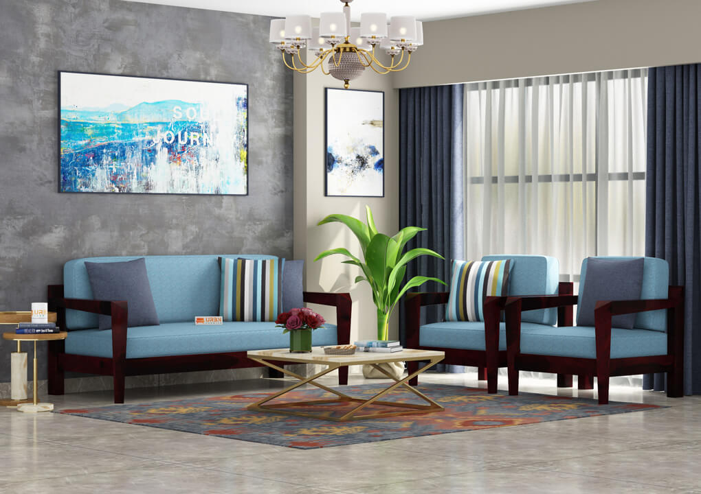 Hampton-Wooden-3-1-1-Sofa-Set-Walnut-Blue_1