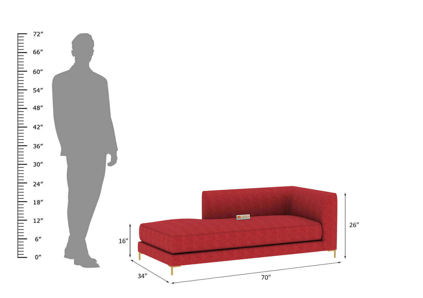 Heather Chaise Lounge - Urbnfurnish