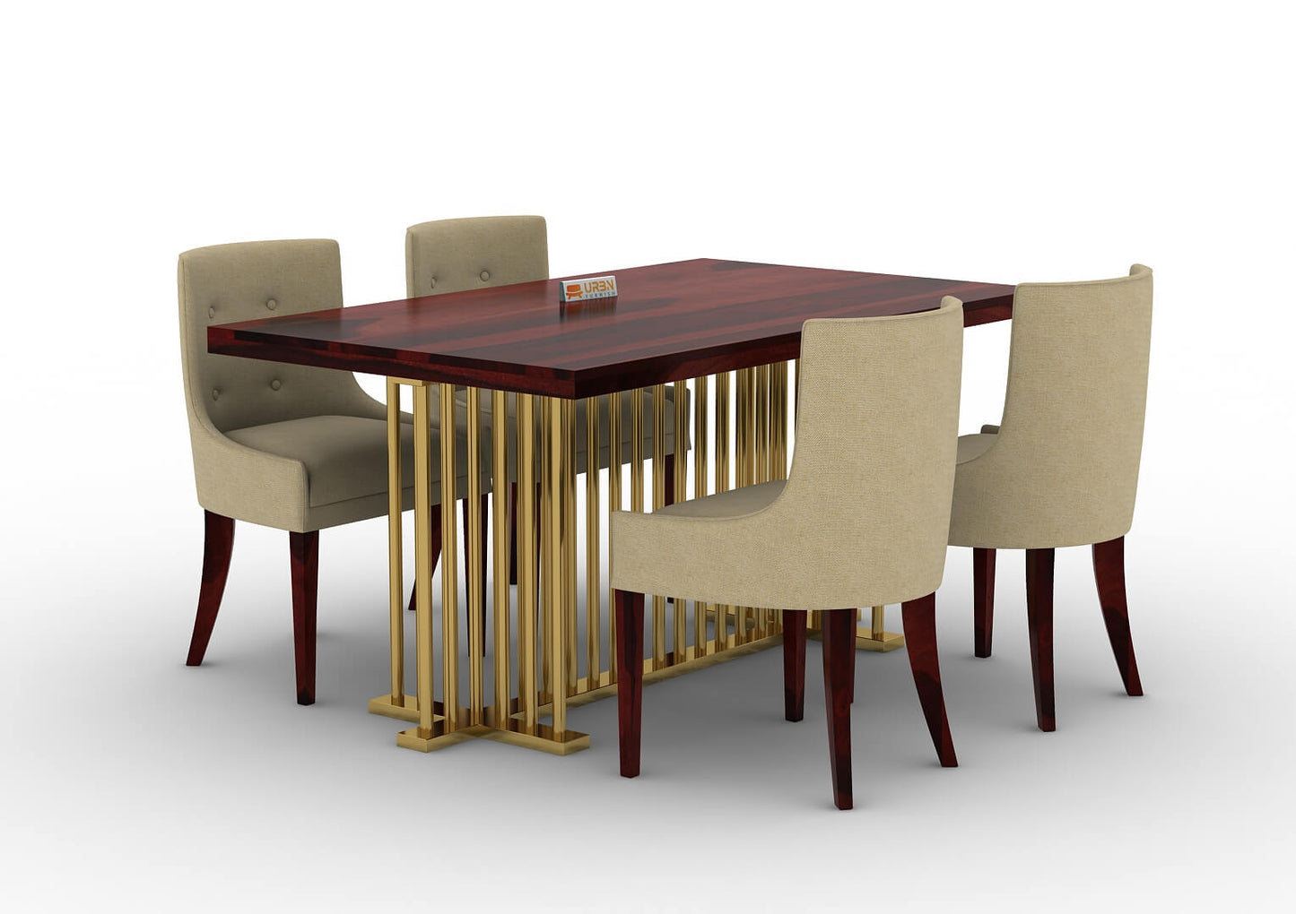 Irenic-4-Seater-Dining-Set-Golden-Mahogany-Ivory_3