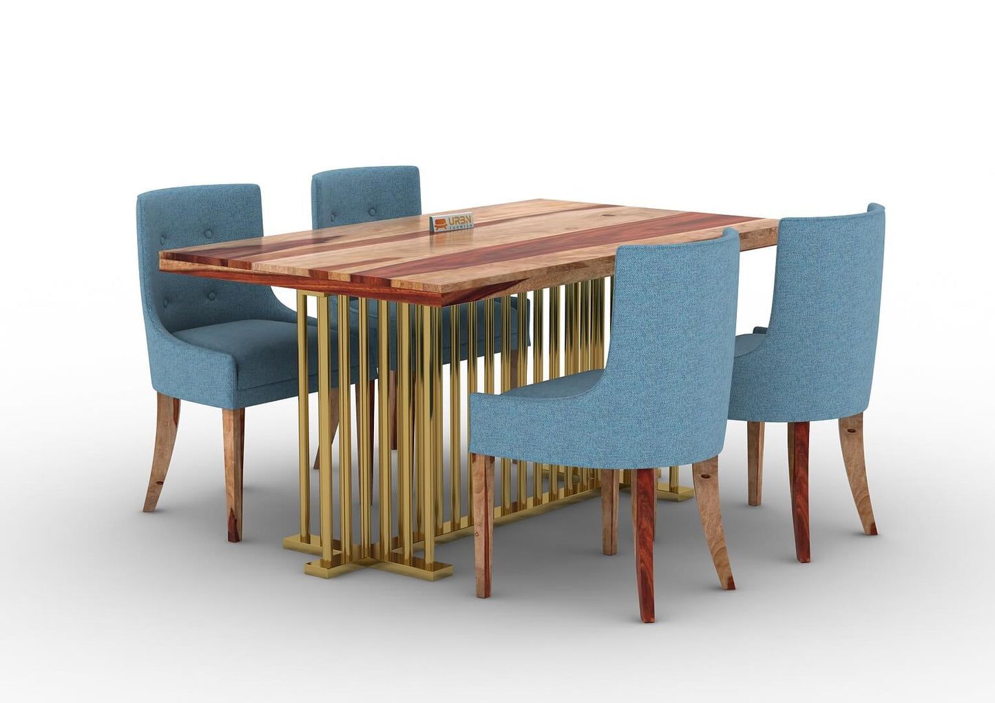 Irenic-4-Seater-Dining-Set-Golden-Natural-Blue_3