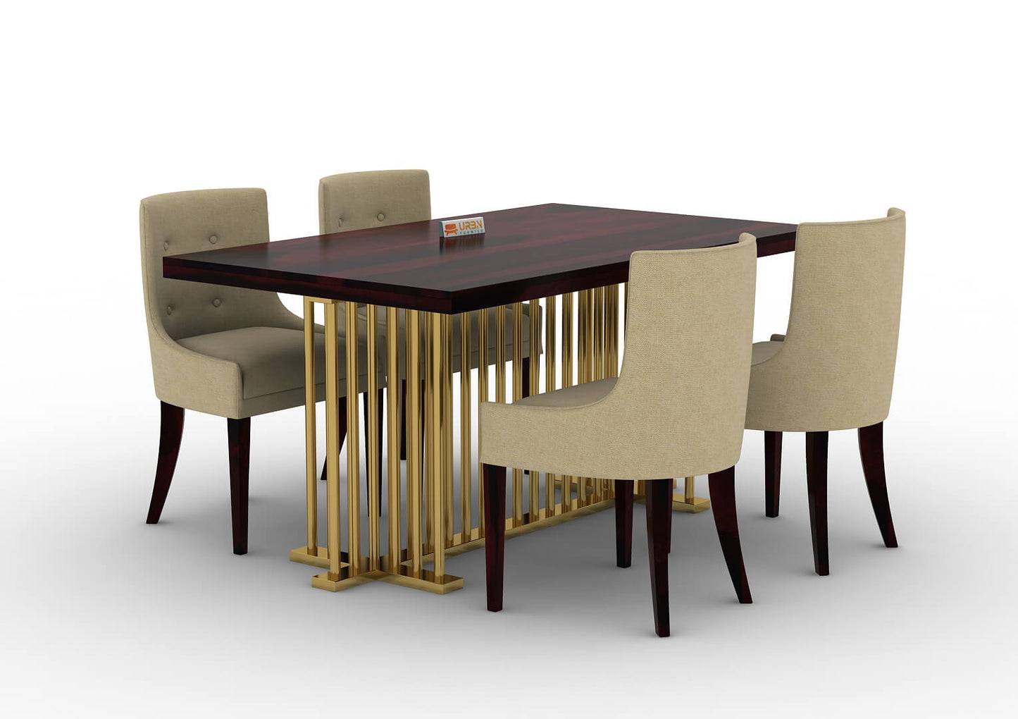 Irenic-4-Seater-Dining-Set-Golden-Walnut-Ivory_3