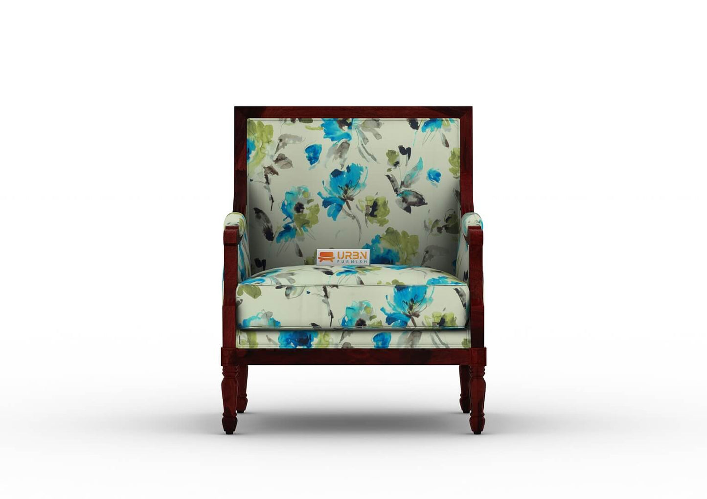 Irtysh Lounge Chair (Printed Fabric) - Urbnfurnish