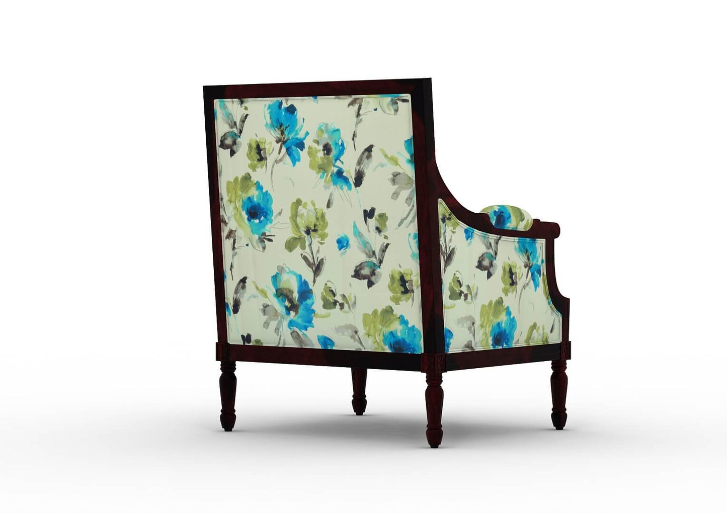 Irtysh Lounge Chair (Printed Fabric) - Urbnfurnish