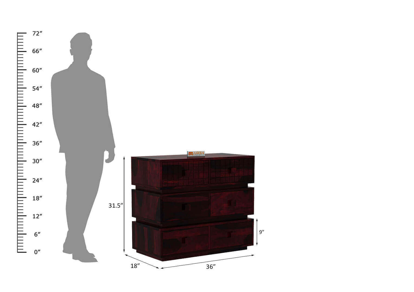 Ivy Chest Of Drawer - Urbnfurnish