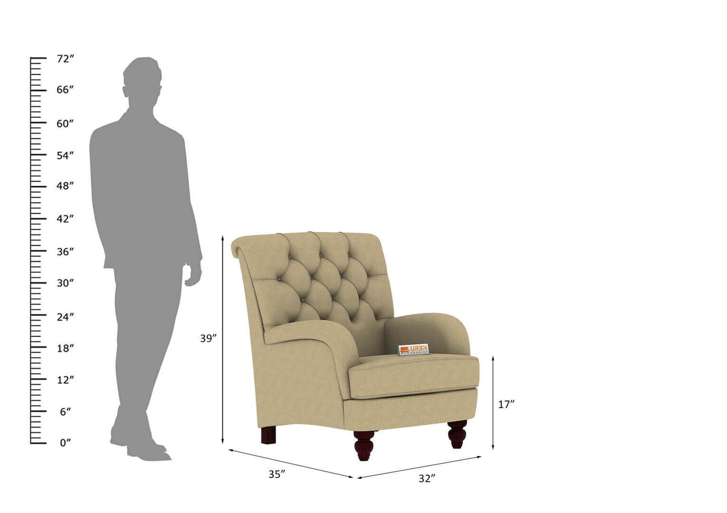 Joetsu Lounge Chair - Urbnfurnish