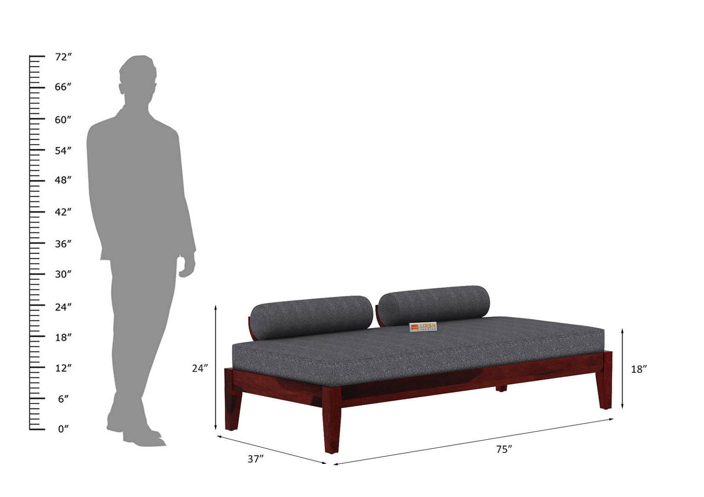 Junoesque Divan - Urbnfurnish