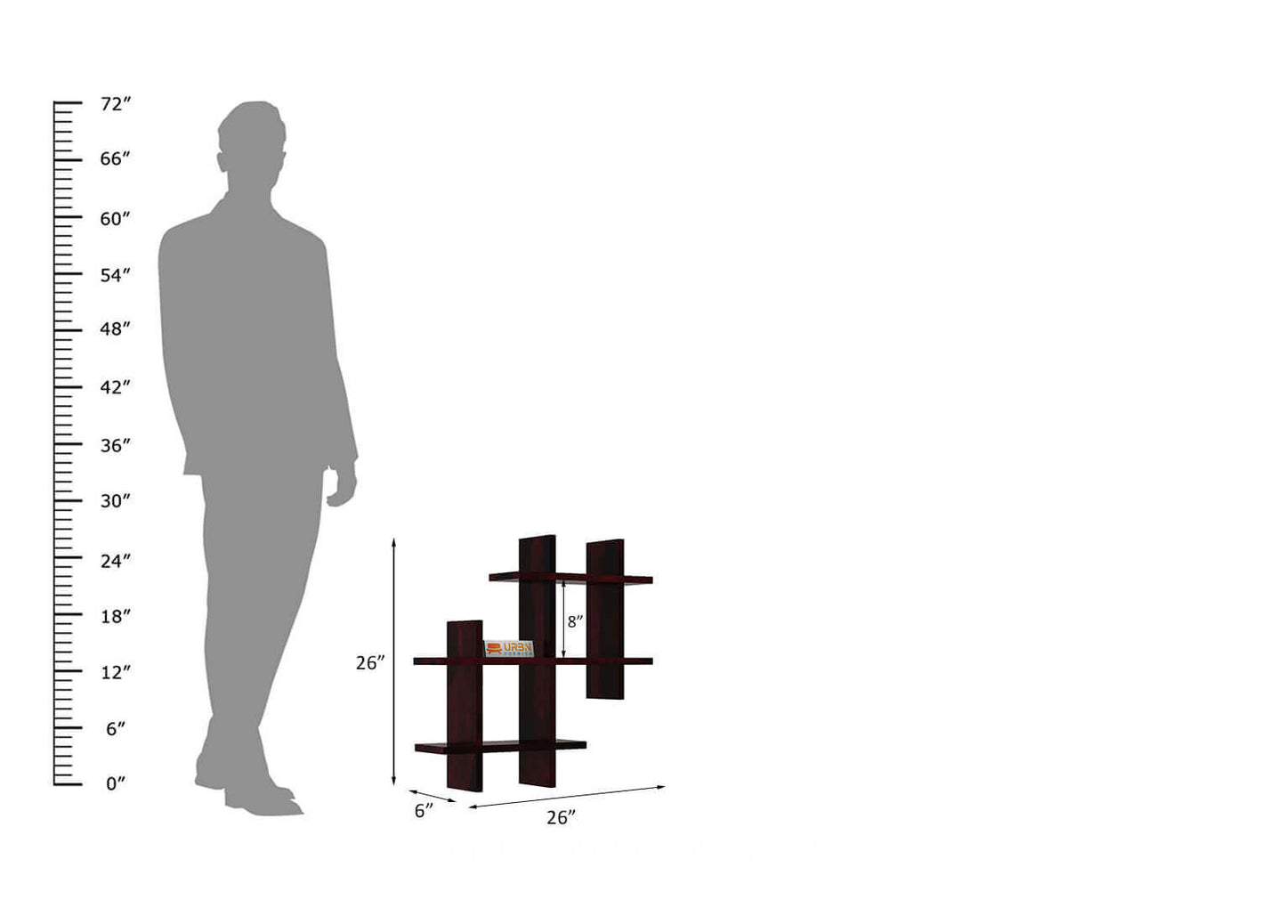 Kanaryo Wall Shelf - Urbnfurnish