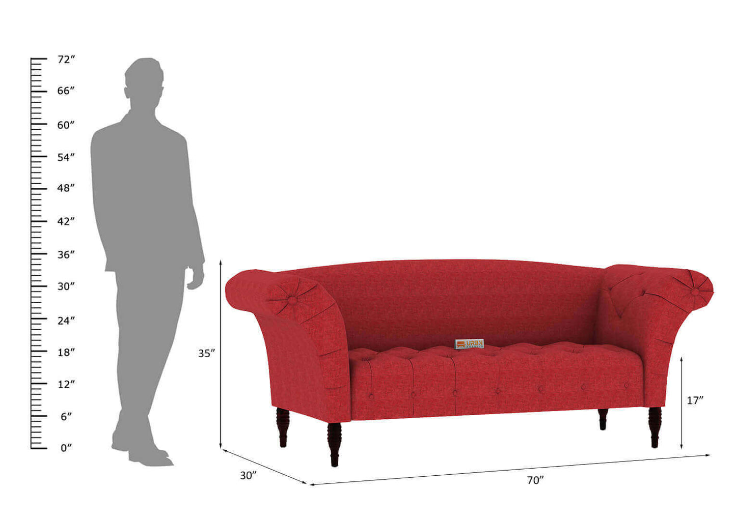 Lamire Chaise Lounge - Urbnfurnish