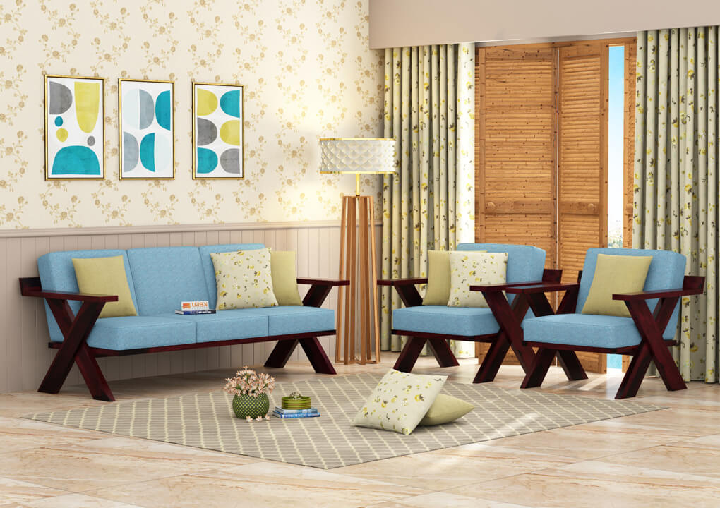 Lewis-Wooden-3-1-1-Sofa-Set-Walnut-Blue_1