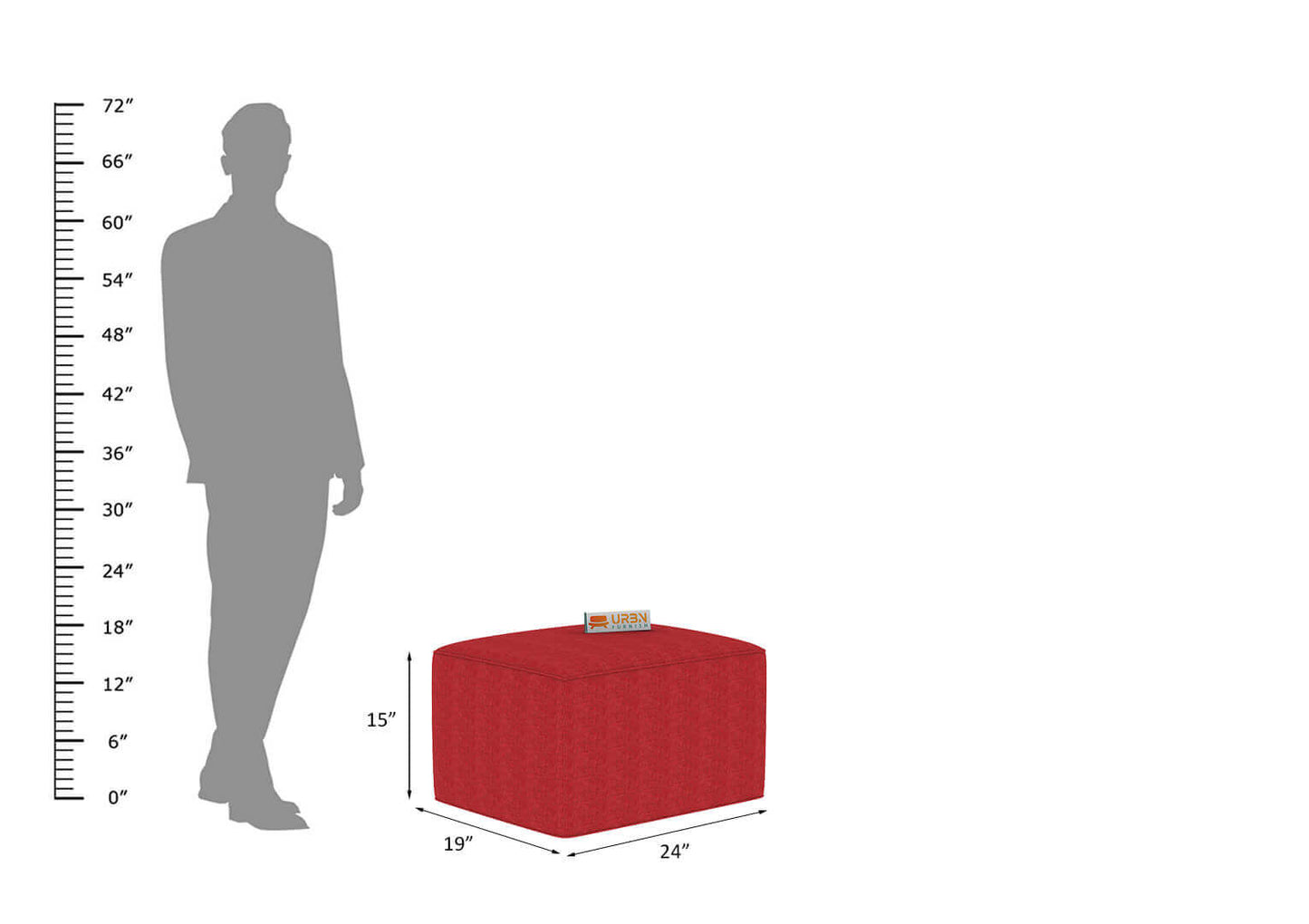 Maive Pouffe - Urbnfurnish