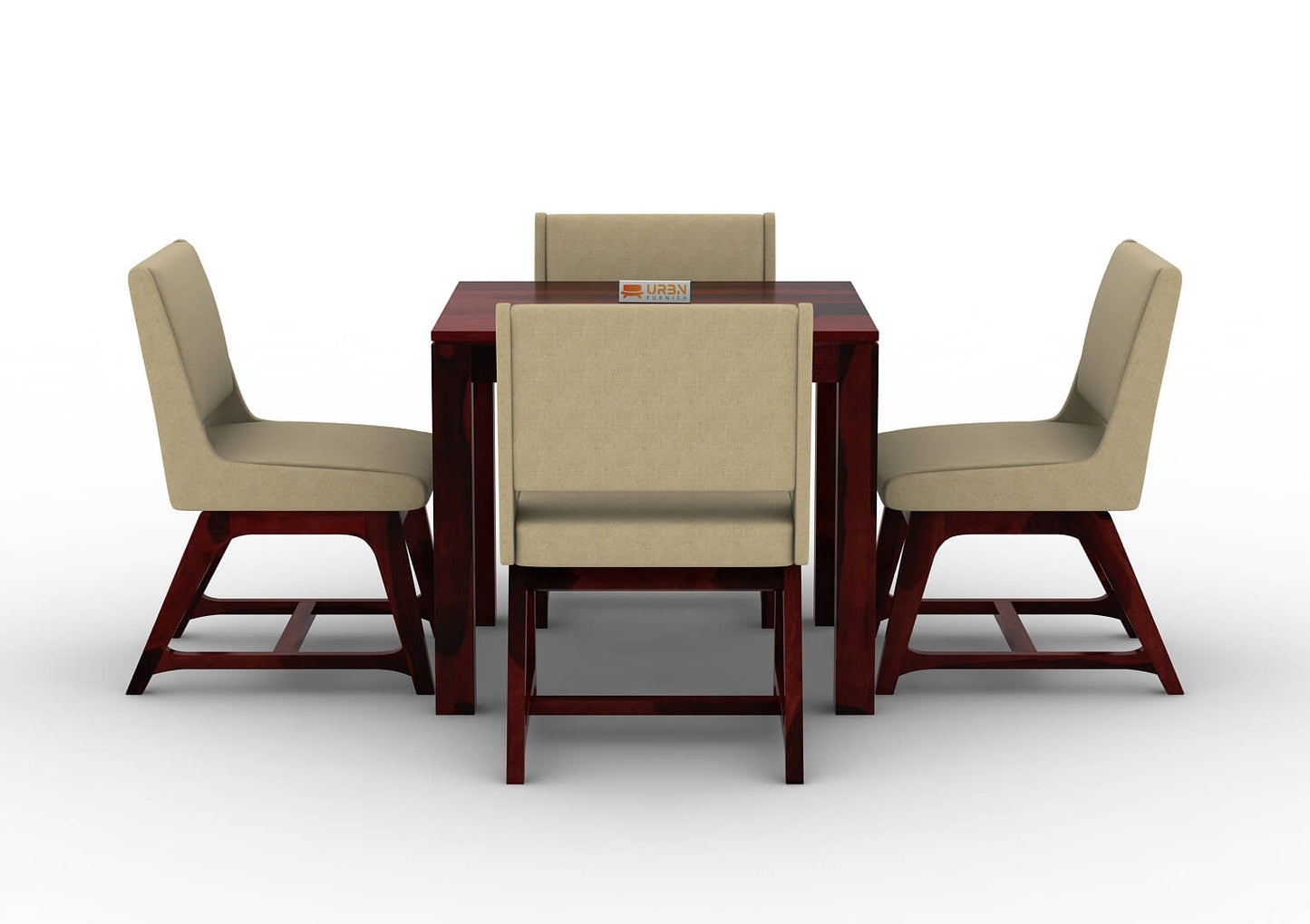 Maple-4-Seater-Dining-Set-Mahogany-Ivory_2
