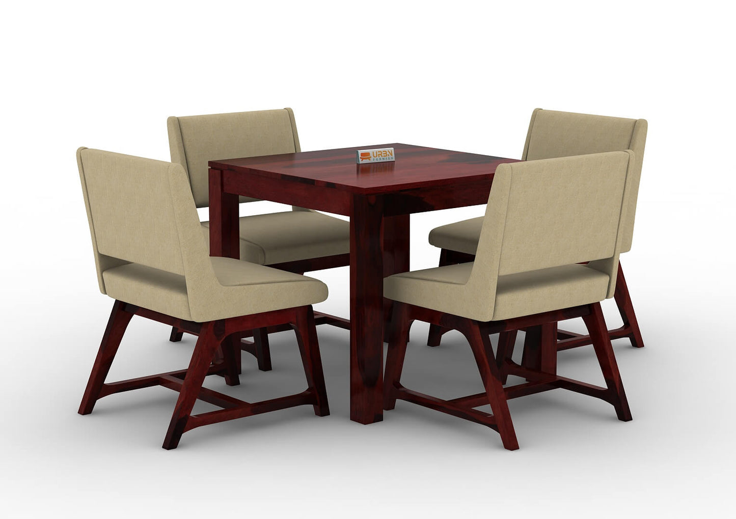 Maple-4-Seater-Dining-Set-Mahogany-Ivory_3