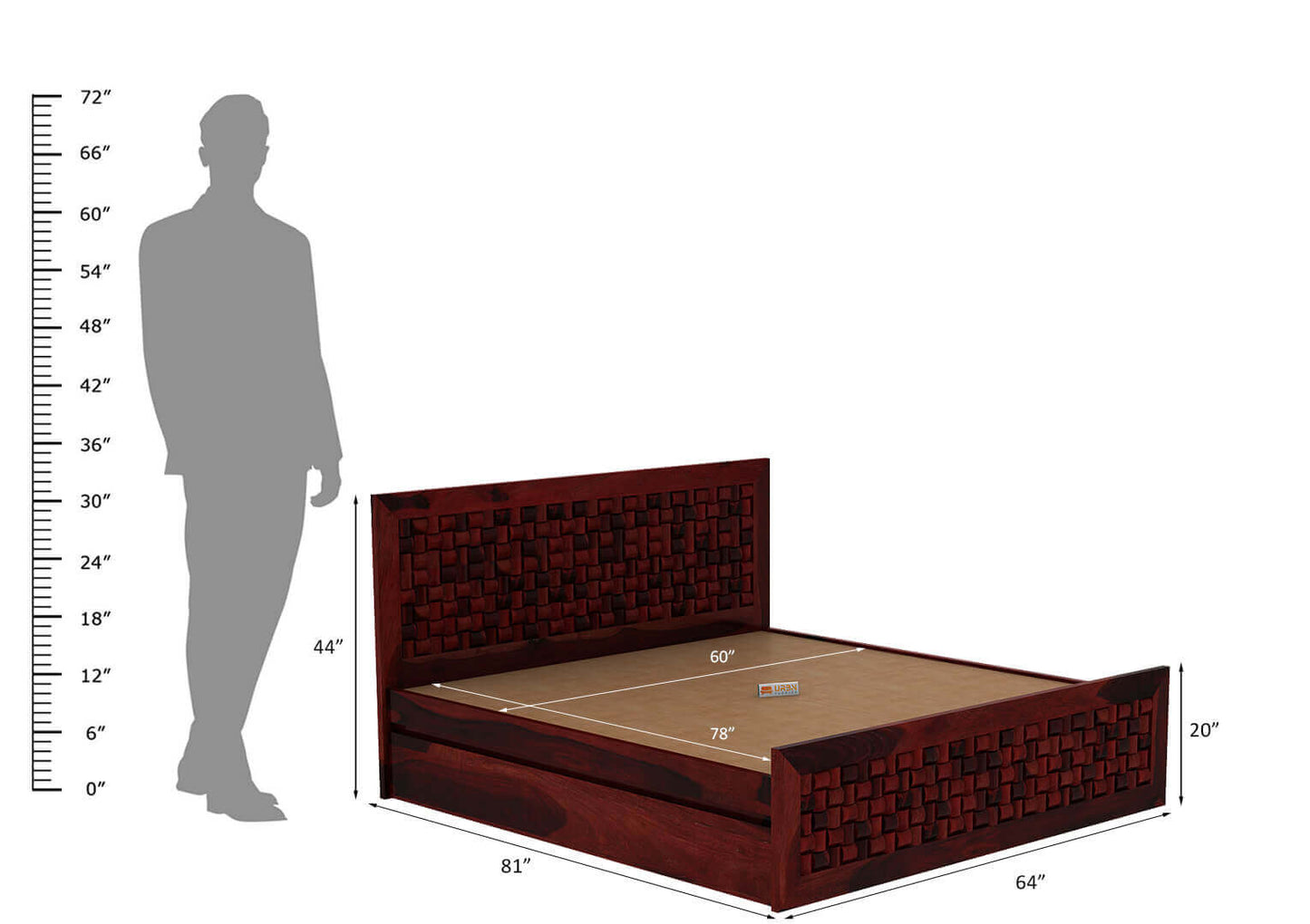 Maulan-Bed-With-Drawer-Storage-Mahogany_10_-Queen-Size