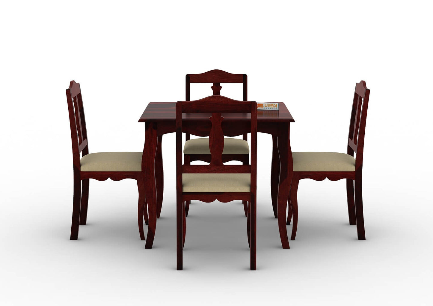 Mehavi-4-Seater-Dining-Set-Cushioned-Mahogany-Ivory_2