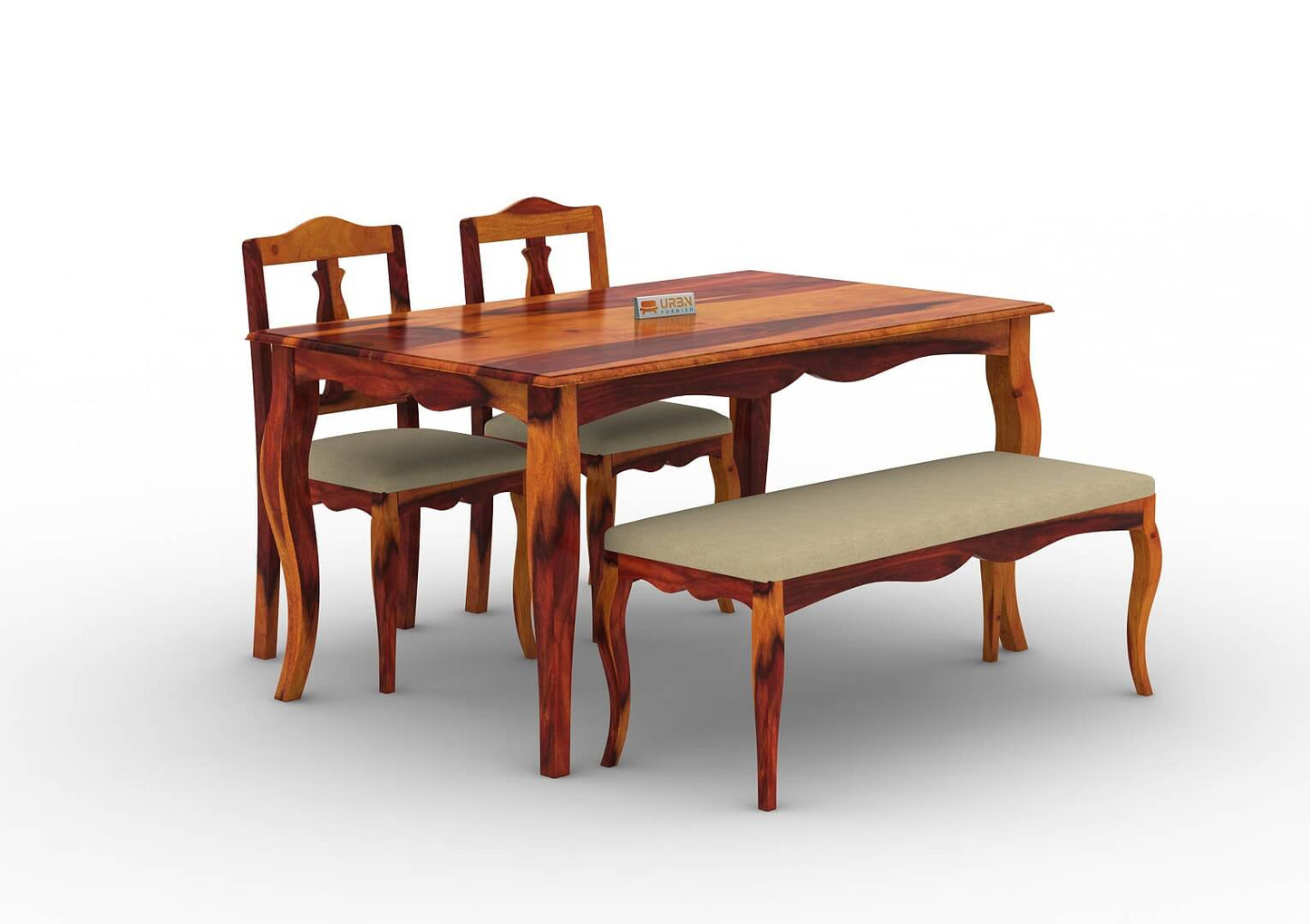 Mehavi-4-Seater-Dining-Set-With-Bench-Cushioned-Honey-Ivory_3