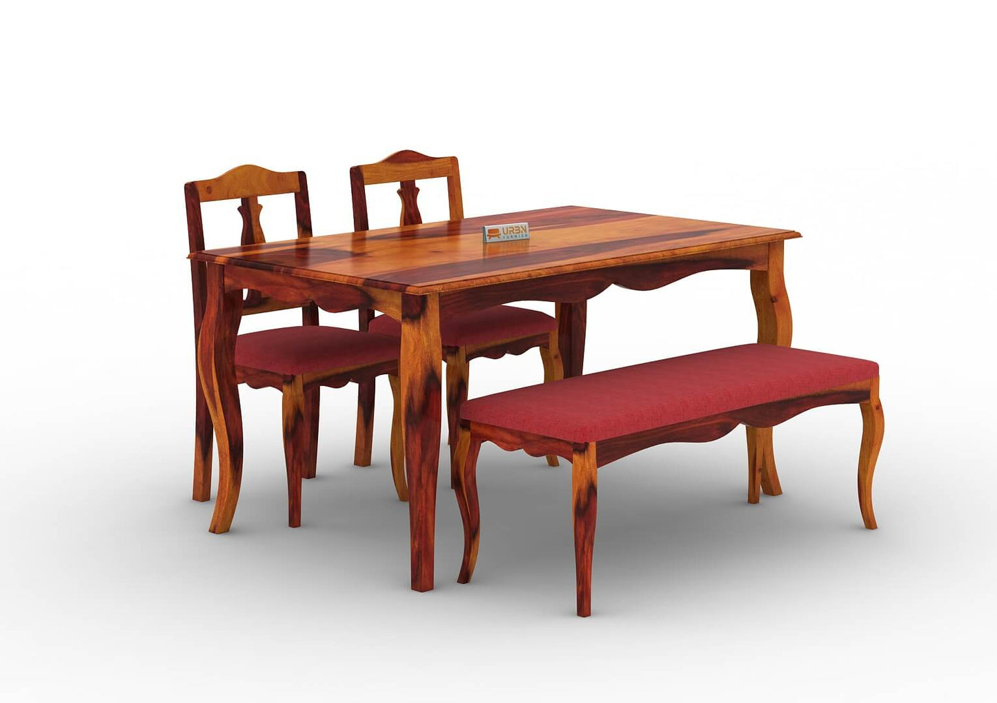 Mehavi-4-Seater-Dining-Set-With-Bench-Cushioned-Honey-Red_3