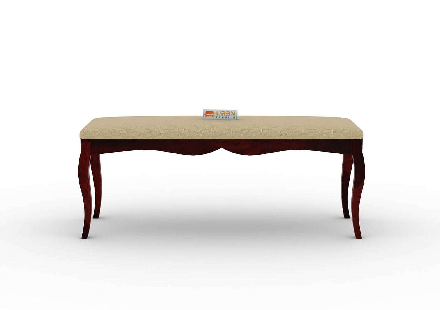 Mehavi-Bench-Cushioned-Mahogany-Ivory_2_baee5ee8-94c8-4a21-930d-37e15a7e66e8