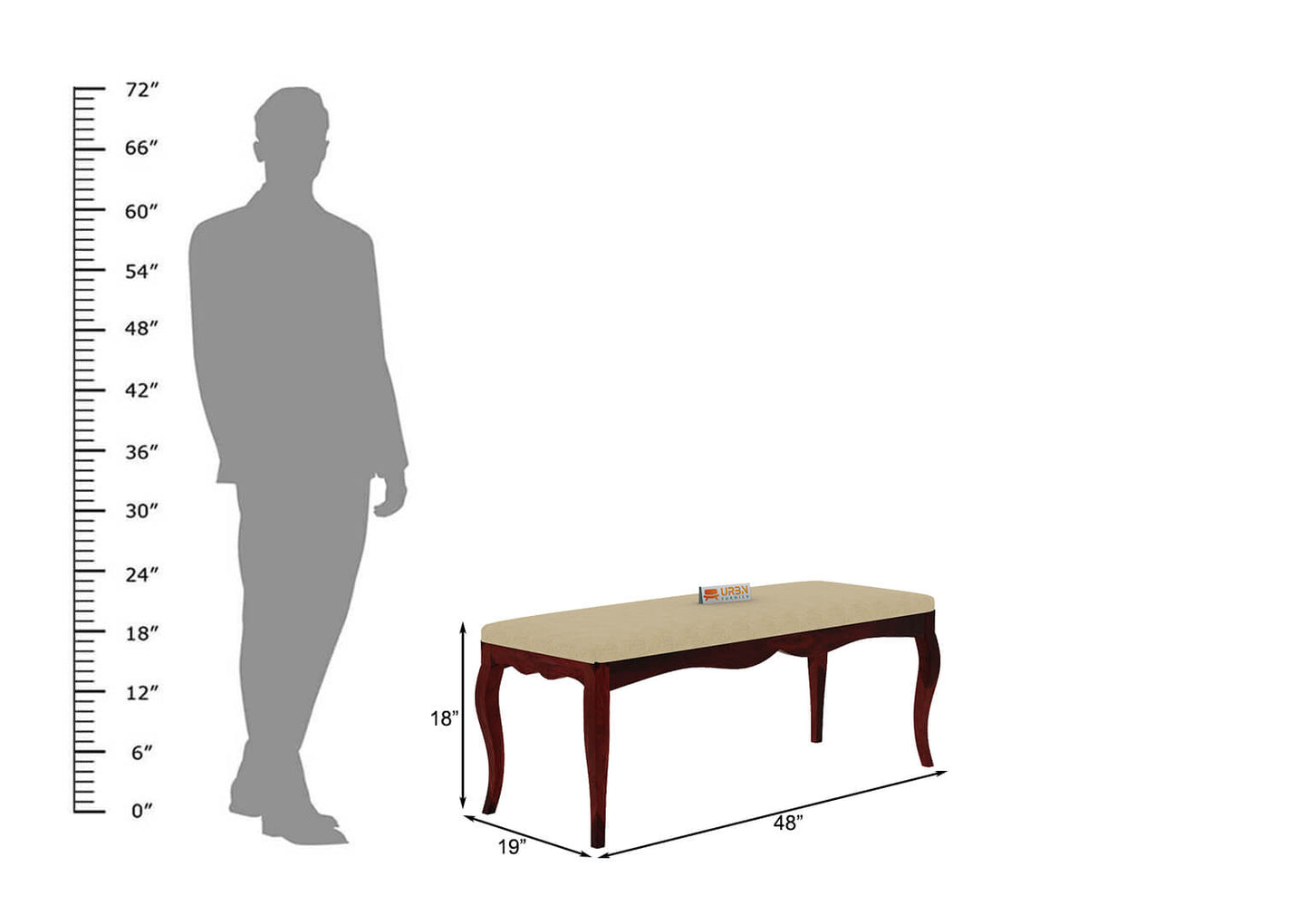 Mehavi-Bench-Cushioned-Mahogany-Ivory_4_e2101867-9fa1-470a-8efd-5670ebce63d6