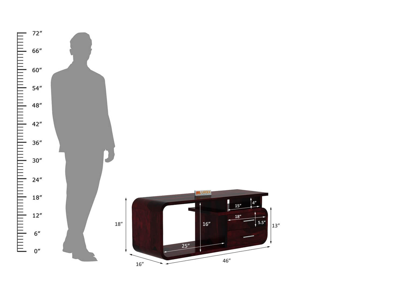 Meraki With Drawer Tv Unit - Urbnfurnish