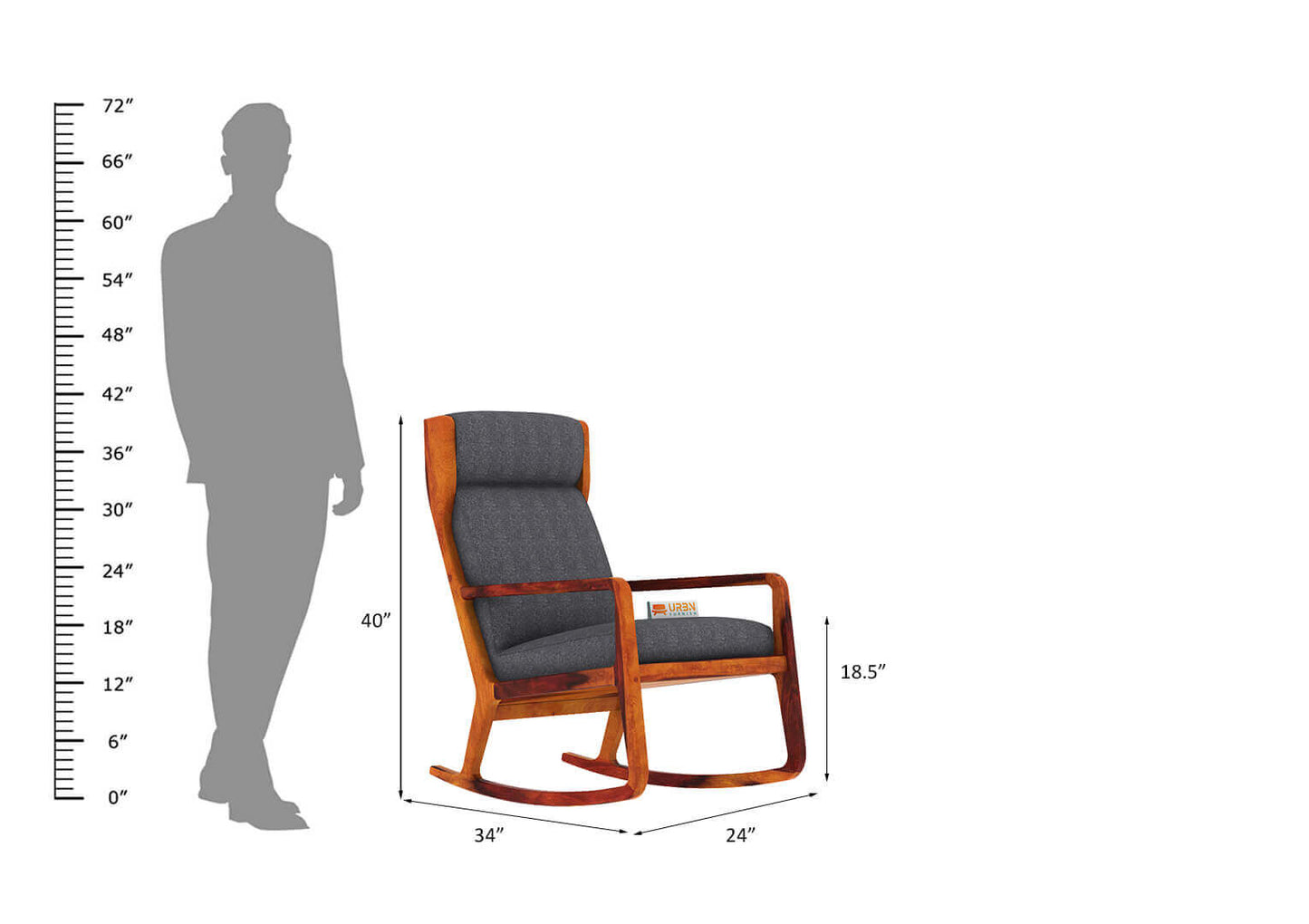 Metanoia Rocking Chair - Urbnfurnish
