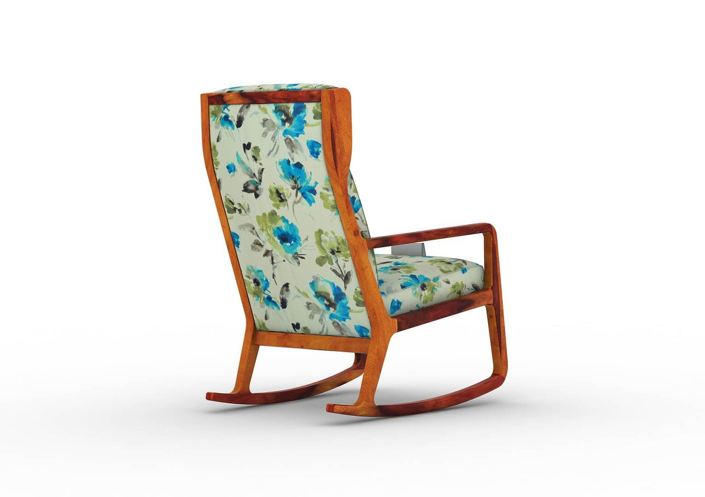 Metanoia Rocking Chair (Printed Fabric) - Urbnfurnish