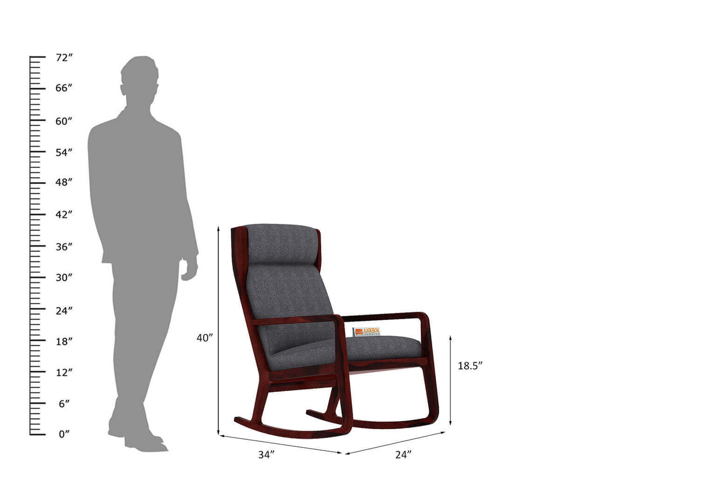 Metanoia Rocking Chair - Urbnfurnish