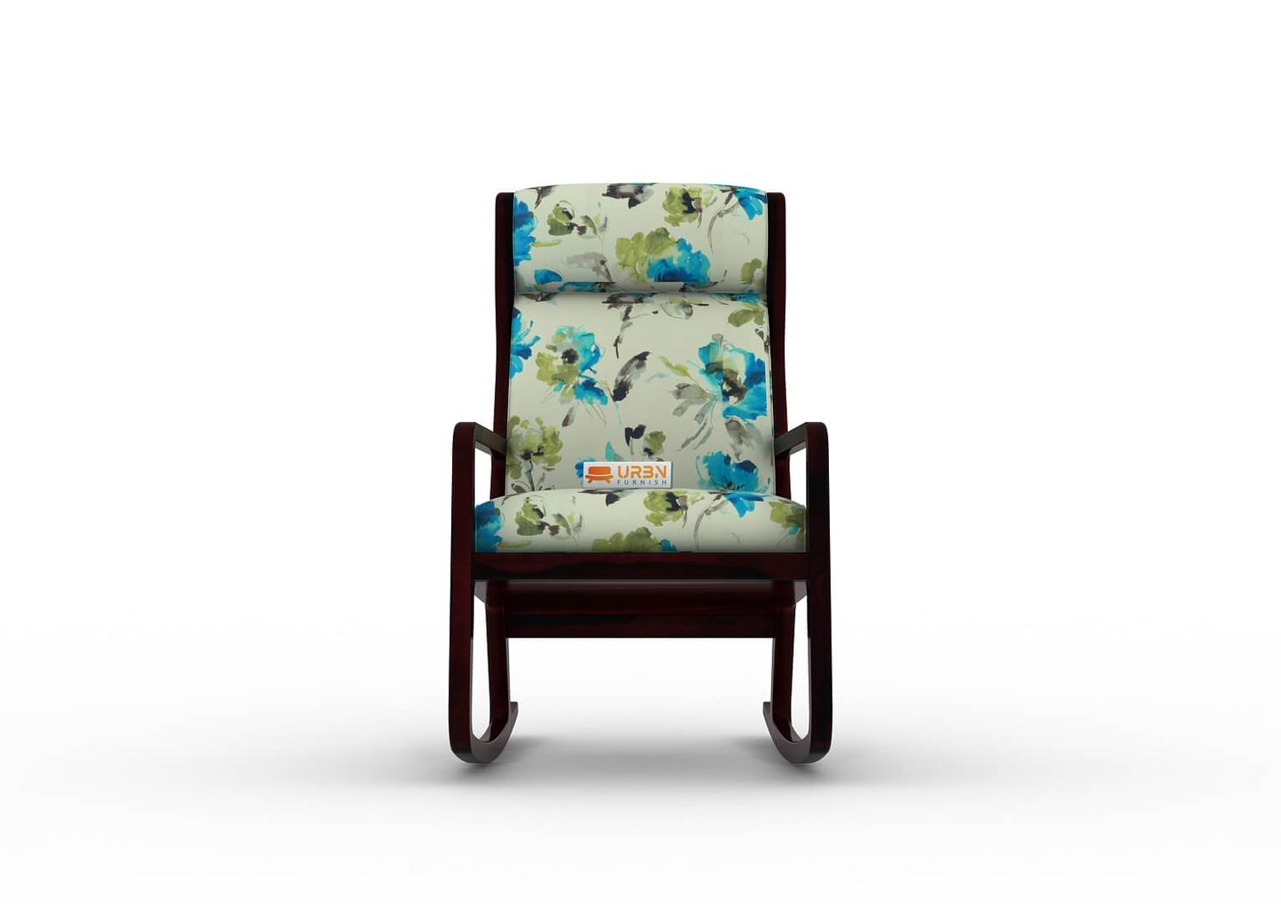 Metanoia Rocking Chair (Printed Fabric) - Urbnfurnish