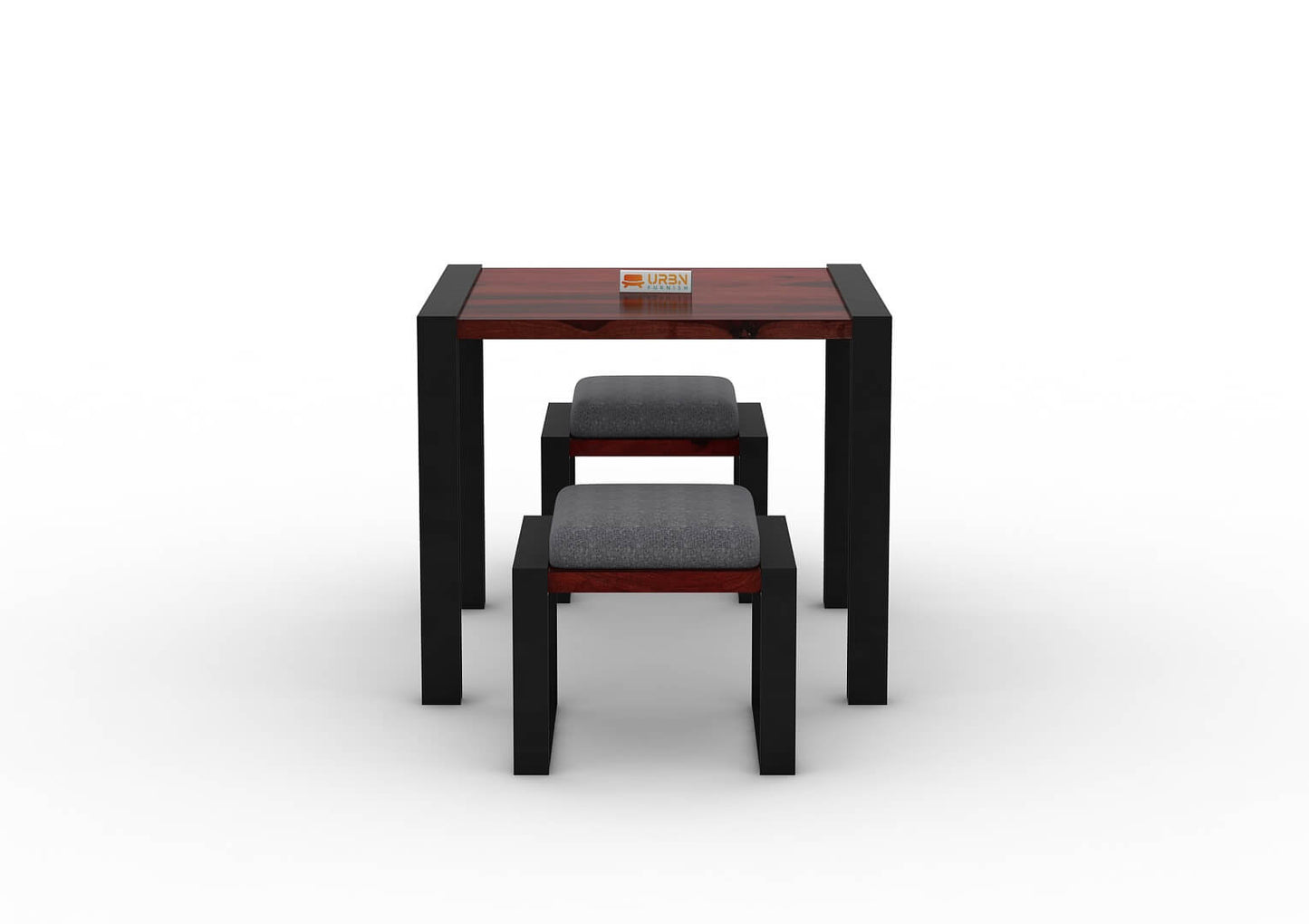 Milate-2-Seater-Dining-Set-Black-Mahogany-Gray_2