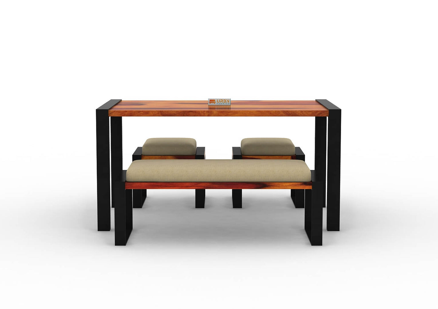 Milate-4-Seater-Dining-Set-With-Bench-Black-Honey-Ivory_2