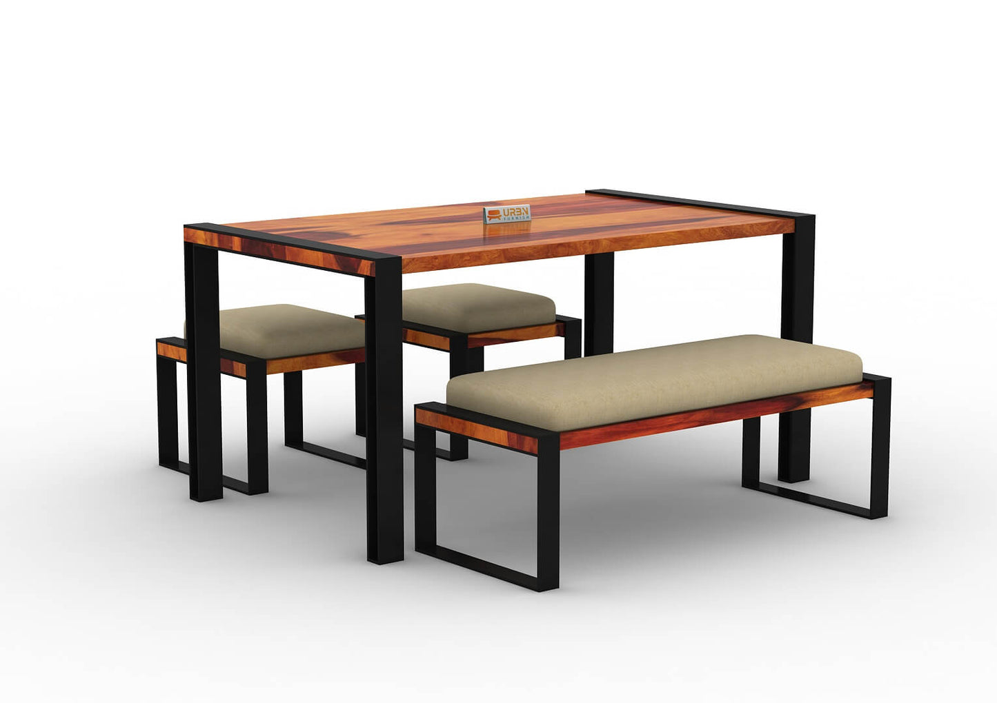 Milate-4-Seater-Dining-Set-With-Bench-Black-Honey-Ivory_3