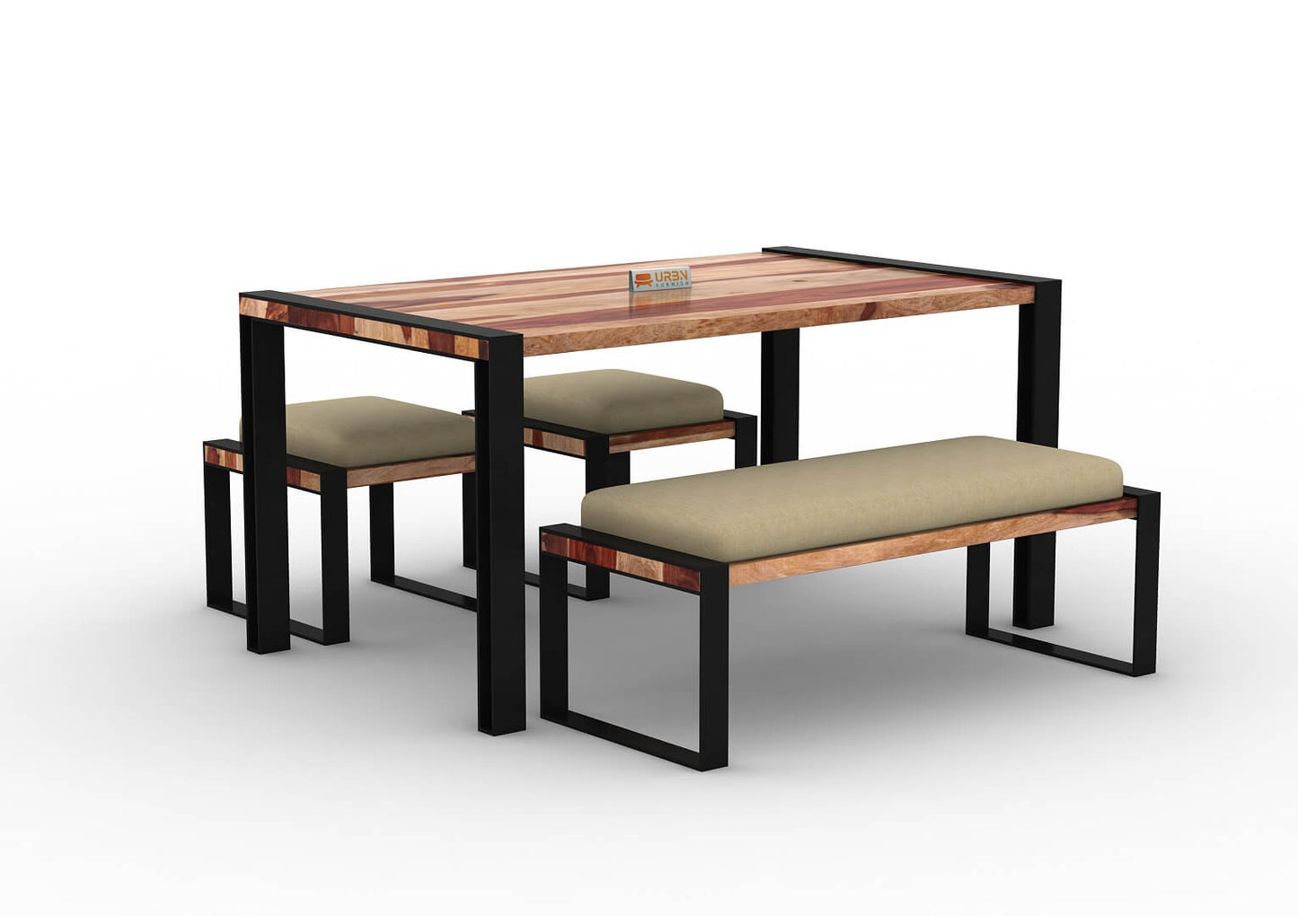 Milate-4-Seater-Dining-Set-With-Bench-Black-Natural-Ivory_3