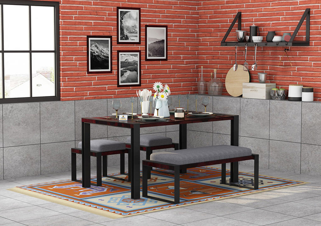 Milate-4-Seater-Dining-Set-With-Bench-Black-Walnut-Gray_1